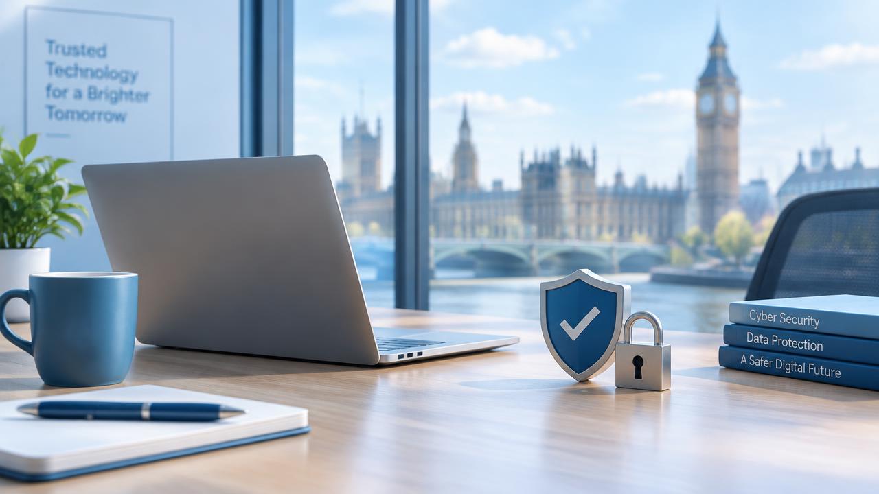 Illustration for the article: Is ChatGPT safe for UK small businesses? Privacy and GDPR in plain English